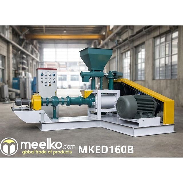 Imagen del producto Extrusora para hacer alimentos de peces 1000-1200kg/h 90kW - MKED160B - Meelko